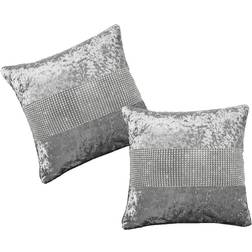 Mercer41 Boney Cushion Cover Grey, Silver (45x45cm)