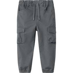 Name It Ben Baggy Fit Cargo Bukser - Lava Smoke (13212620)