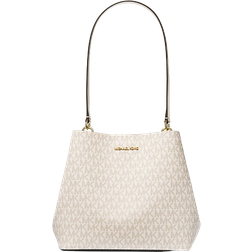 Michael Kors Pratt Medium Signature Logo Shoulder Bag - Lt Crm Multi