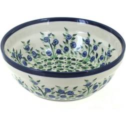 Blue Rose Pottery Zaklady Cereal Dessert Bowl 6.7"