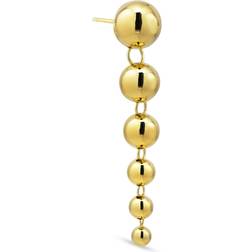 Jane Kønig Big Atomic Drop Stud - Gold