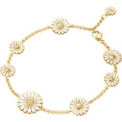 Georg Jensen Daisy Bracelet - Gold/White