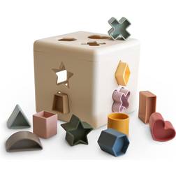 Mushie Shape Sorting Box