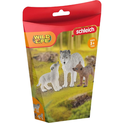 Schleich Wild Life Wolf Mother with Puppies