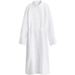 H&M Linen Blouse Dress - White