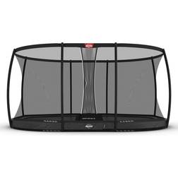 BERG Grand Champion 520 Inground Grå inkl Deluxe XL sikkerhedsnet