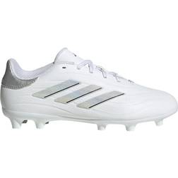 adidas Junior Copa Pure II League FG - Cloud White/Cloud White/Silver Metallic