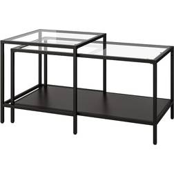 Ikea Vittsjo Black/Brown Beistelltisch 50x90cm 2Stk.