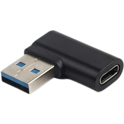 Nordic C-OTG8 3.1 USB A - USB C 90 Degrees Angled Adapter M-F