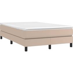 vidaXL Artificial Leather Continental Bed 120x190cm