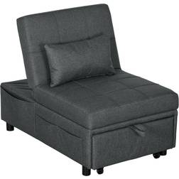Homcom Extendable Grey Armchair 81cm
