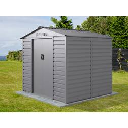 Dancover Redskapsbod Trädgårdsskjul 2.13x1.91x1.90m Aluminium Grå (Byggnadsarea )