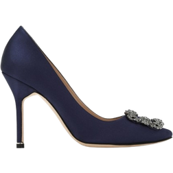 Manolo Blahnik Hangisi 105 mm - Navy