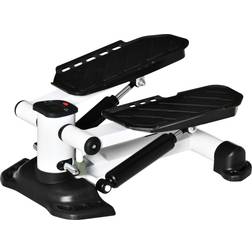 Homcom Mini Stepper Minibike Metal ABS White+Black