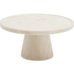 Blue Pheasant Samantha White Cake Stand 9.5"