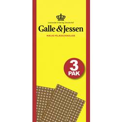 Galle & Jessen Mælke Pålægschokolade 3stk 4pack