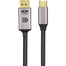 Nordic USBC-N1216 USB C - Displayport 1.4 M-M 1.5m