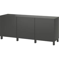 Ikea Besta Dark Grey/Lappviken/Stubbarp Sideboard 180x74cm