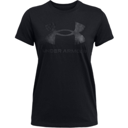 Under Armour Women's Rival Logo Short Sleeve T-shirt - Black