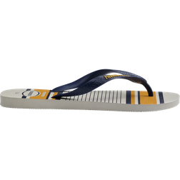 Havaianas Top Nautical - White/Navy Blue/Mustard