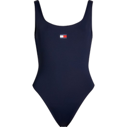 Tommy Hilfiger Heritage Scoop Back One Piece Swimsuit - Dark Night Navy