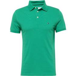 Tommy Hilfiger Regular Fit Poloshirt mit Logo-Stitching - Grass