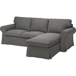 IKEA EKTORP schäslong, Hakebo Soffa 252cm 3-sits
