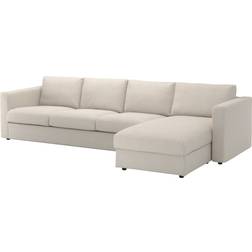 Ikea Vimle Gunnared Beige Sofa 322cm 4-Sitzer