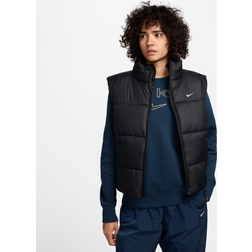 Nike Women's Sportswear Classic Puffer Therma-FIT Loose Vest in Black, FZ5922-010