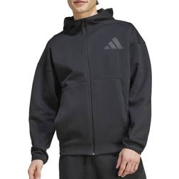 Adidas Z.N.E. Full-Zip Hooded Track Jacket - Black