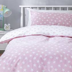 Habitat Kids Reversible Star Pink Bedding Set Toddler