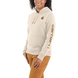 Carhartt Clarksburg Logo Sleeve Hoodie - Beige