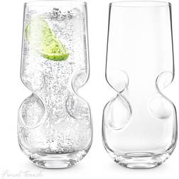 Original Final Touch Bubbles Seltzer Drinking Glass 50cl 2pcs