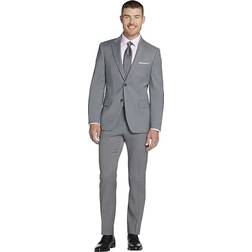 Tommy Hilfiger Modern Fit Wool Blend Twill Men's Suit - Pearl Grey