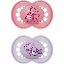 Mam Original Soother 16months 2 Pack Pink