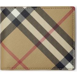 Burberry Check Bifold Wallet - Sand