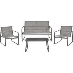 Beliani Industrial Garden Outdoor Lounge Set