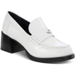 Coach Women's Natalie Tailored C Loafer - Optic White