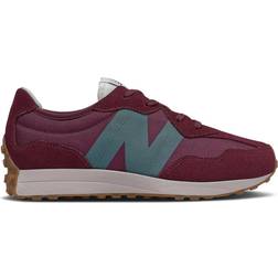 New Balance Big Kid's 327 - Garnet/Deep Sea