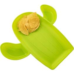 Fun Express Cactus-Shaped Chip & Dip Serving Tray