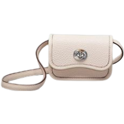 Coach Wavy Wallet with Crossbody Strap - White