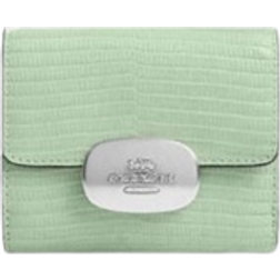 Coach Eliza Small Wallet - Silver/Pale Green