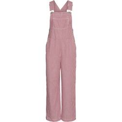 Pieces Allo Dungarees - Salsa