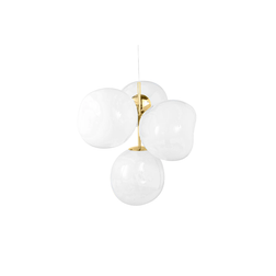 Tom Dixon Melt Opal/Gold Pendant Lamp ∅ 54.5cm