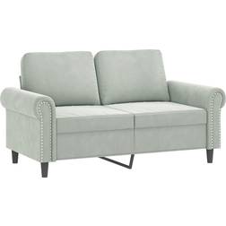 vidaXL Accent Light Gray Sofa 151.9cm