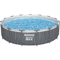 Bestway Steel Pro Max Round Pool Set with LED Light Ø4.57x1.07m