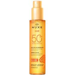 Nuxe Tanning Sun Oil High Protection SPF50