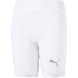 Puma Kid's Liga Baselayer Short Tights - White (655937-04)