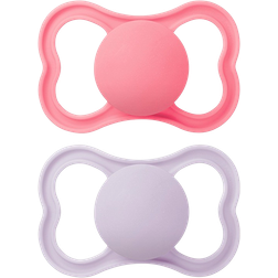 Mam Air Sut Silicone Pink 6-16M 2 stk