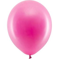 PartyDeco Latex Balloons Metallic Fuchsia 10-pack